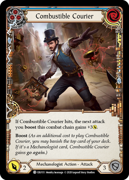 Combustible Courier (Blue) - Foil