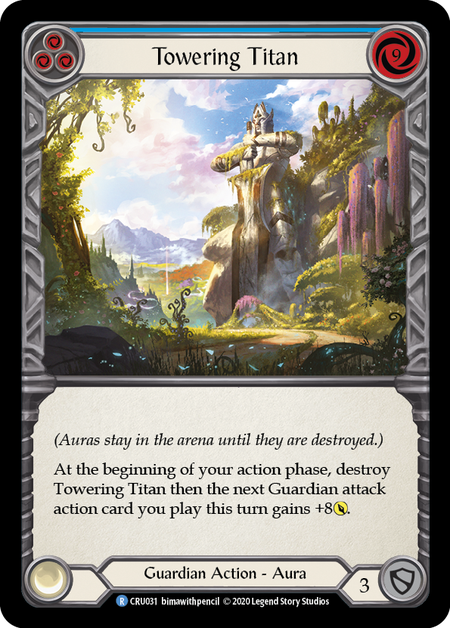 Towering Titan (Blue) - Foil