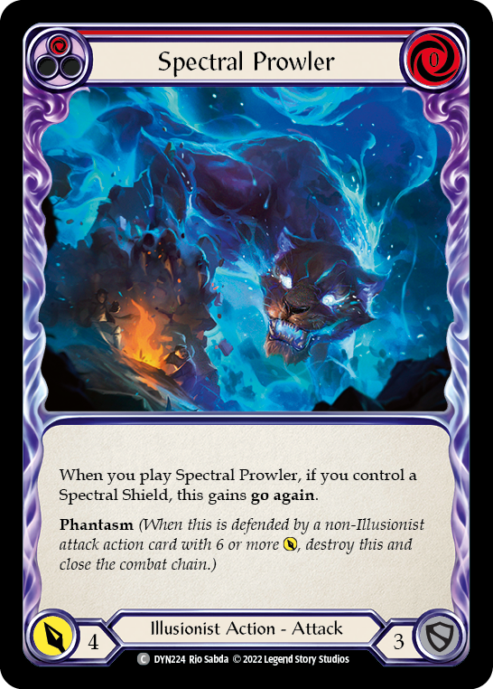 Spectral Prowler (Red) - Rainbow Foil