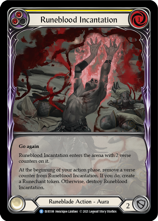 Runeblood Incantation (Yellow)