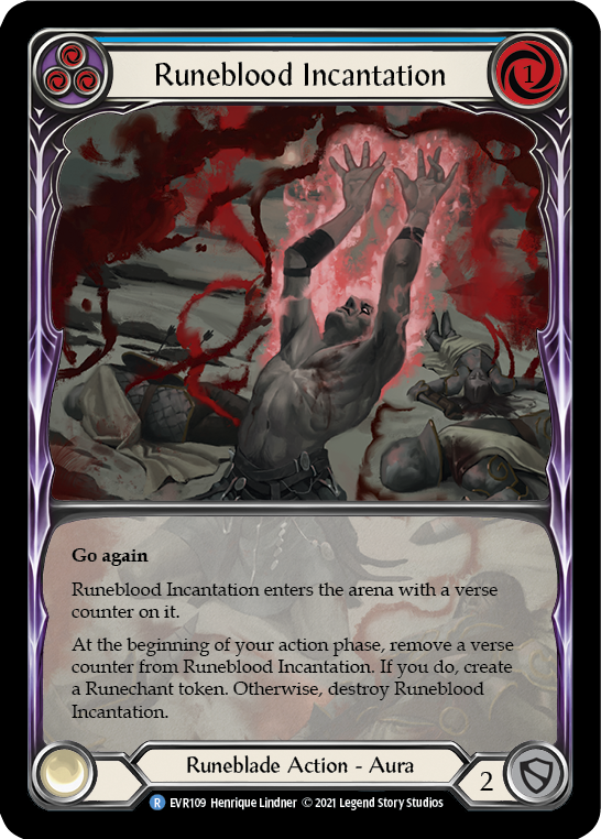 Runeblood Incantation (Blue)