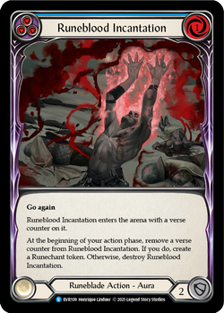 Runeblood Incantation (Blue)