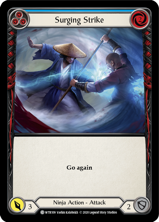 Surging Strike (Blue) (Unlimited)