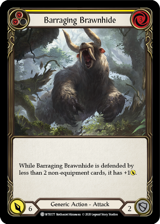 Barraging Brawnhide (Yellow) (Unlimited)