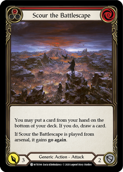 Scour the Battlescape (Red) (Unlimited)