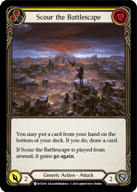 Scour the Battlescape (Yellow) (Unlimited)