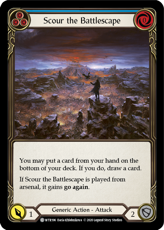 Scour the Battlescape (Blue) (Unlimited)